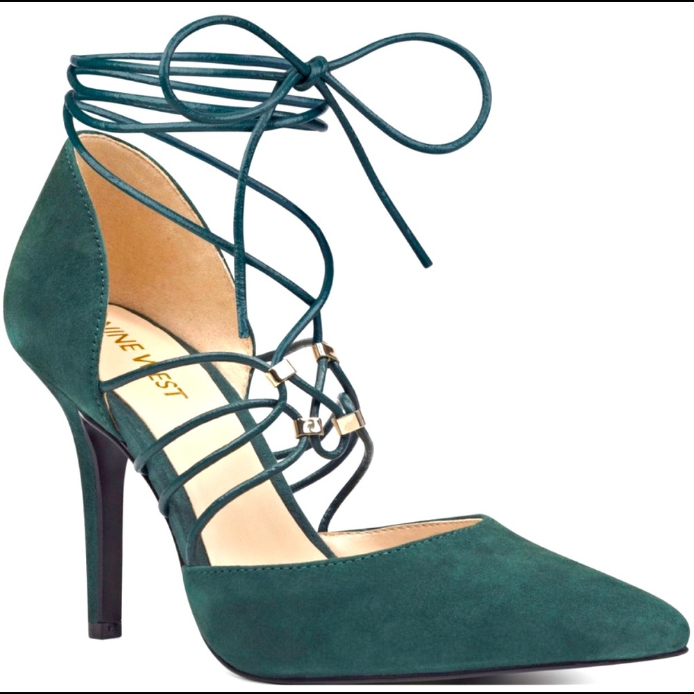 Nine West Beautiful green pumps